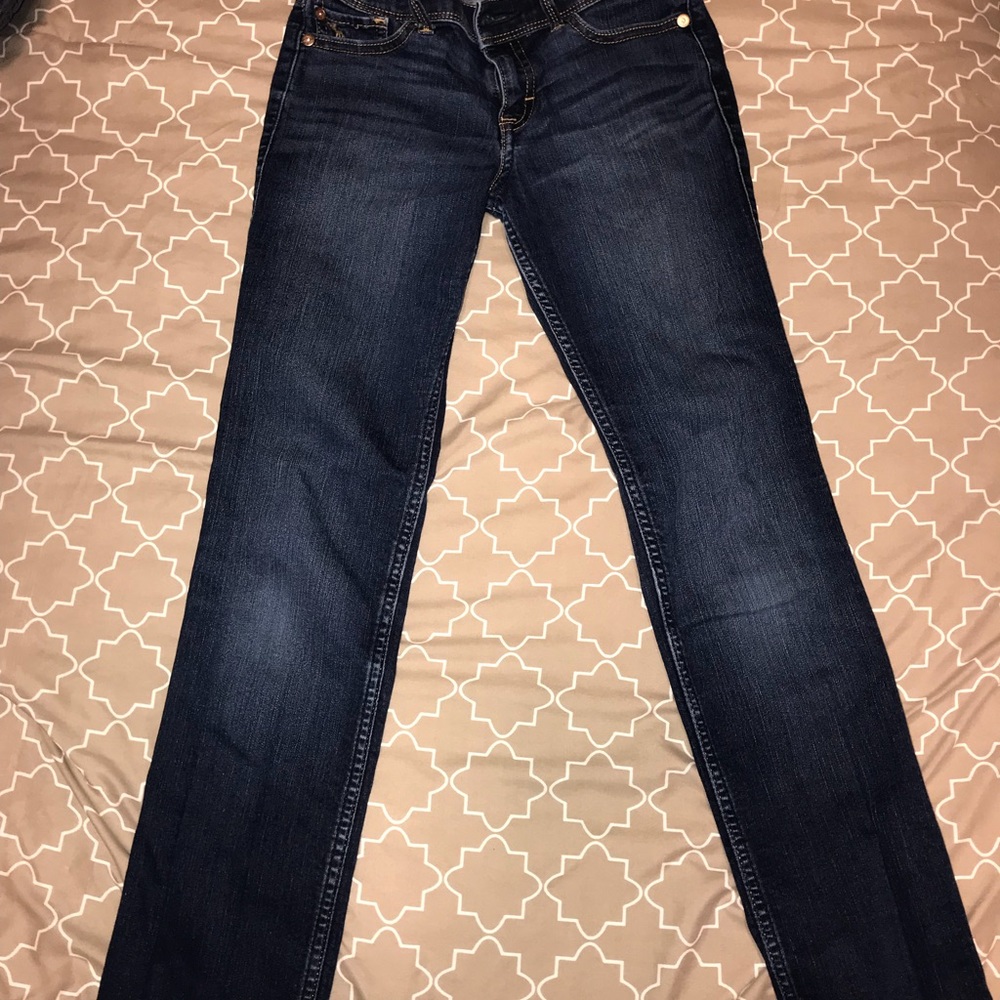 Denim Straight Jeans -Girls